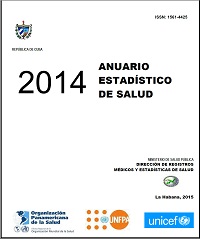 Anuario Estadístico de Salud, Cuba 2014