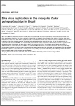 Replicación del virus del Zika en Culex