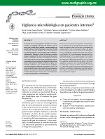 Vigilancia microbiológica en pacientes internos