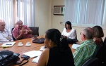 Reunión de la junta de gobierno de la Sociedad Cubana de Higiene y Epidemiologia con la viceministra Dra. Regla Angulo Pardo