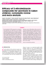 Eficacia de los compuestos de 5-nitroimidazol contra la giardiasis en niños cubanos