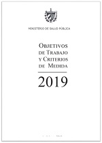 Objetivos de Trabajo y Criterios de Medida, 2019