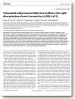 Substantial undocumented infection facilitates the rapid dissemination of novel coronavirus (SARS-CoV2)