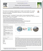 Occurrence of emerging contaminants in surface water bodies of a coastal province in Ecuador and possible influence of tourism decline caused by COVID-19 lockdown