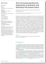 The microwave bacteriome: biodiversity of domestic and laboratory microwave ovens