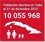 Cálculo de la población efectiva en Cuba al cierre del año 2023